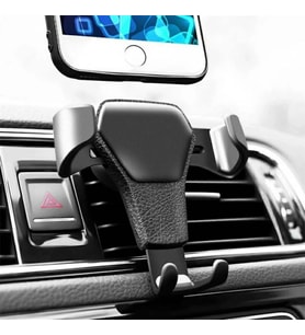 Araç İçi Klima Izgarasına Takılabilen Plastik Oto Telefon Tutucu Gravity (4767)