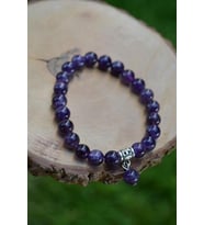STONEAGE JEWELLERY Ametist Doğal Taş Bayan Bileklik
