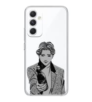 Samsung Galaxy A25 Uyumlu Anime Monster Tasarımlı Şeffaf Telefon Kılıfı
