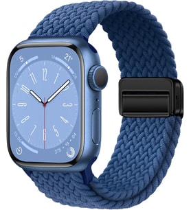 Apple Watch ile Uyumlu Metal Manyetik Tokalı Esnek ve Konforlu Örgü Kordon Kullanımı Kolay Kayış