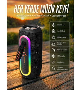 Hoparlör Taşınabilir Çoklu Bağlantılı Özelliği