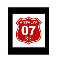 07 Antalya Sticker - 07 Antalya Sticker Kaliteli Ürün Dışa Dayanıklı