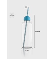 Renga Felix 450 ml Pipetli Cam Şişe 181010 Turkuaz
