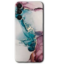 Galaxy A05s Kılıf HD Desen Baskılı Kılıf - Liquid Mermer