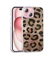 Apple iPhone 15 Uyumlu Kılıf Desenli Zore Mep Kapak (Gold)