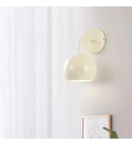 RİOLİGHT RETRO,VİNTAGE,RUSTİK 1XE27 DUYLU DUVAR METAL APLİK  (Beyaz)