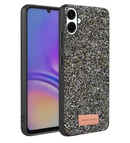 Northcity Onegif Samsung Galaxy A07 4G Uyumlu Bright Simli Kapak - Gold
