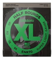 Daddario Enr70 Bass Gitar Tel Seti, Half Round Bass, Regular Light