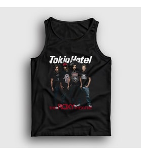 Presmono Unisex Siyah Band Tokio Hotel Atlet 445151tt