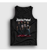 Presmono Unisex Siyah Band Tokio Hotel Atlet 445151tt
