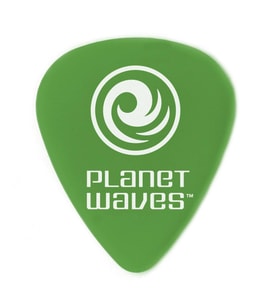 Planet Waves 1DGN4-10 Duralin Orta (Medium) Gitar Penası - Yeşil (10'lu Paket - Profesyonel)  Uzun Ömürlü Malzeme, Dengeli Ses Projeksiyonu ve Standart Konforlu Tasarım