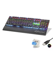 Mekanik Klye Blue Switch Bilek Destekli Rgb - Siyah G525XB