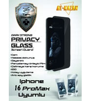 Apple Uyumlu   iPhone 16 Pro Max Hayalet Ekran Koruyucu Ultra İnce Şeffaf, Anti Çizik & Darbeye Dayanıklı