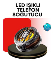 Rgb Işıklı Sessiz Fanlı Telefon Soğutucu