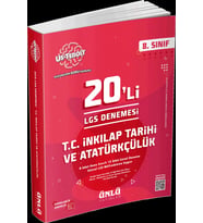 8. Sınıf Us Teroit 20 li T.C. İnkılap ve Atatürkçülük LGS Denemesi Ünlü Yayıncılık