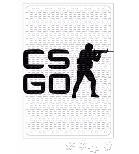 Csgo Counter Strike Logo Puzzle 240 Parça Yapboz