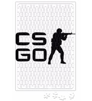 Csgo Counter Strike Logo Puzzle 240 Parça Yapboz