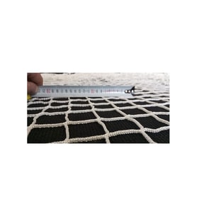 Balkon Filesi 2,50 x 12 Metre Kalın Kedi Kilesi Montaj Malzemeli 3mm Çocuk Güvenlik Ağı göz 4 cm (Çok Renkli)