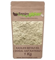 BenimAktar Beyaz Kil Kaolen Kil Toz 1 Kg