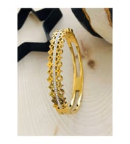 GOLD RENK TAŞLI ÇELİK KELEPÇE 316L5267