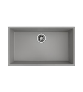 Teka SQUARE 72.40 Stone Grey Tezgah Altı Granit Eviye