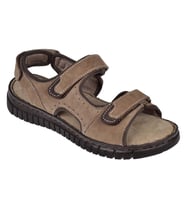 Forelli Hakiki Deri Comfort Cırtlı Kadın Sandalet ARYA FOR-38506 KUM NUBUK