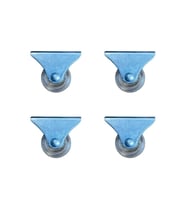 Furç Sabit Teker - 38MM - Şeffaf HKS237 - 4 Adet