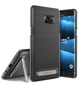 VRS Galaxy Note FE ile Uyumlu Simpli Lite Kılıf Steel Silver