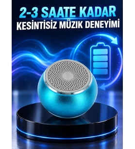 Kablosuz Bluetooth 5.0 Hoparlör Kompakt ve Güçlü Ses Yeni Nesil