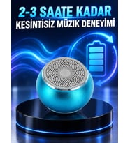 Kablosuz Bluetooth 5.0 Hoparlör Kompakt ve Güçlü Ses Yeni Nesil