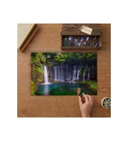 Şiraito Akarsu - Doğa Manzarası Tasarımı 240 parça Ahşap Puzzle Ahşap Kutuda MP01115