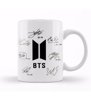 Bts ve imzalar Kupa Bardak Porselen