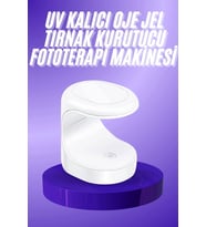Seyehat Tipi Mini Oje Kurutucu Ultraviole Mor Işık Protez Tırnak Kurutucu