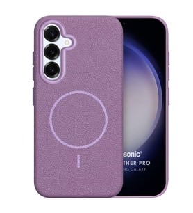 Microsonic Samsung Galaxy A56 Kılıf MagLeather Pro Lila (Lila)