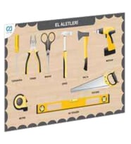 Ahşap El Aletleri Eğitici Set