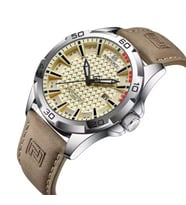 Naviforce Erkek Kol Saati Analog Deri Kordon 2095 (Kahverengi)
