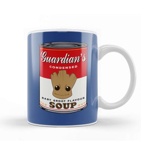 Guardians Of The Galaxy Baby Groot Soup Warhol Kupa Bardak Porselen