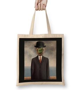 Guardians Of The Galaxy Rene Magritte Son Of Man Bez Çanta Uzun Saplı