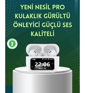 Yüksek Bass Ve Güçlü Ses Özellikli Akıllı Bluetooth Kulaklık Dokunmatik Kontrol (Çok Renkli)
