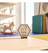 Minimalist Aslan Motifli Dekoratif Parça, Yaşam Alanlarına Karakter Katan Modern Masaüstü Tasarımı 10x10 cm
