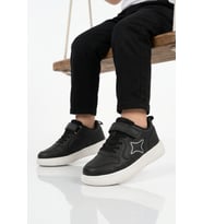 Cool GENİŞ KALIP Beyaz Cırtlı Hafif Unisex Çocuk Spor Ayakkabı Eldon P