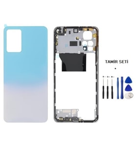 Xiaomi Redmi NOTE 11 PRO -5G- FULL KASA Arka Kapak Takım BEYAZ - TAMİR SETİ
