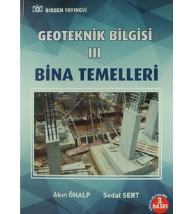 Geoteknik Bilgisi 3 - Bina Temelleri (Krem)