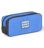 Coral High Sport İki Gözlü Mavi Siyah Kalem Çantası