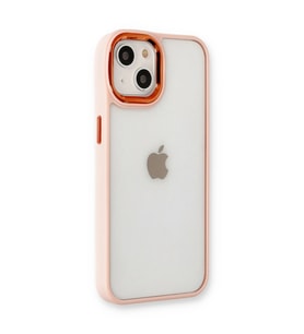 iPhone 14 Plus Kılıf Dora Kapak - Pudra