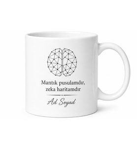 Her Şeye Mantıkla Yaklaşanlara Analitik Düşünen Zeka Kupası Hediye Bardak