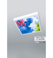 1x1-tekli-60x60-tavana Yapışık Led Panel-54w-sıva Üstü-kolay Montaj-renkli Hava- Led