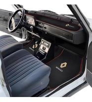 Renault 12 Toros Nakışlı 5 Parça Araç Oto Halı Paspas / Renault 12 Toros Torpido Kaplama Halısı