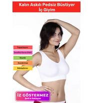 Özel Üretim Pedsiz Rahat Günlük Spor Sıkılaştırıcı Toparlayıcı Kalın Askılı Dikişsiz Büstiyer