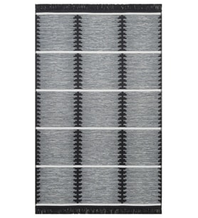 Makine Kaymaz Yıkanabilir Antrasit Geometrik Salon Halısı Mutfak Halısı Koridor Halısı Yolluk black